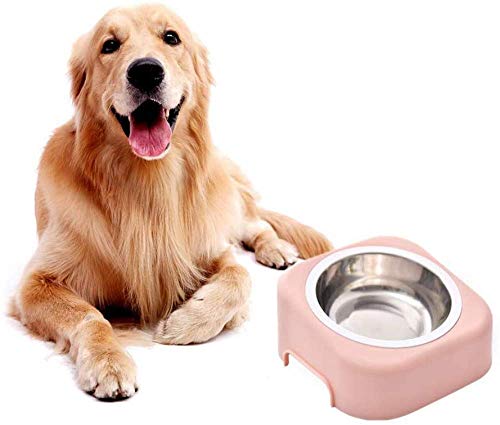 qiuqiu Pet Bowl, Edelstahlschüssel, Dog Bowl, Edelstahl Cat Bowl, Hundefutter Bowl, Slope Bowl, Cat Food Bowl von qiuqiu