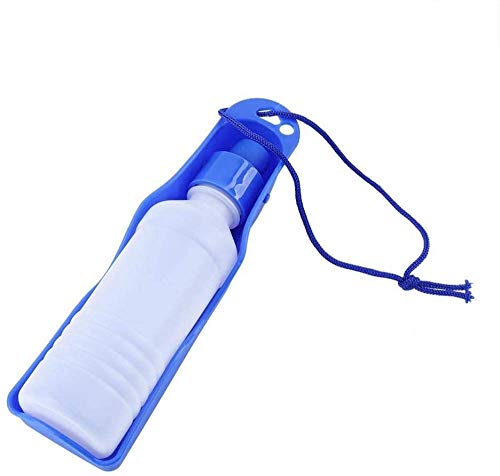 qiuqiu Tragbare Haustierreise Wasserflasche Hunde Katzen Wasserspender Welpe Trinken Füttern Springbrunnen Flasche Haustier Trinken Fütterungswerkzeug Für Haustiere Outdoor Walking 3 Farben von qiuqiu