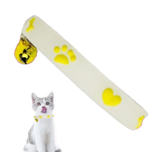Reflektierendes Hundehalsband, verstellbares, gepolstertes Hundehalsband, fluoreszierendes Haustierhalsband, bequem, weich, für Katzen und Haustiere, klein, mittel, groß von qiyifang