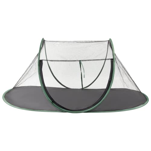 Katzengehege für den Außenbereich, tragbares Katzenzelt für Bartdrachen, Hunde und Kleintiere, Katzen-Outdoor-Zelt mit faltbarer Tasche (dunkelgrün) von realife