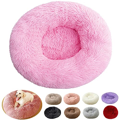 Hundebett XXL, Hundekissen XXL, große Größe, Hundebett XXL, Puppy Love Anti-Stress-Korb Orthopädisch, Mittel (90 cm, Pink) von rngcpto