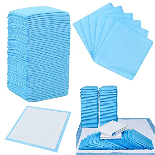 rngcpto Trainingsunterlagen für Welpen, Puppy Training Pads 45 X 60cm, 20 Stück Ultra saugfähige Hunde Trainingsunterlagen Welpenunterlage Welpen Toilettenmatte (Blau) von rngcpto