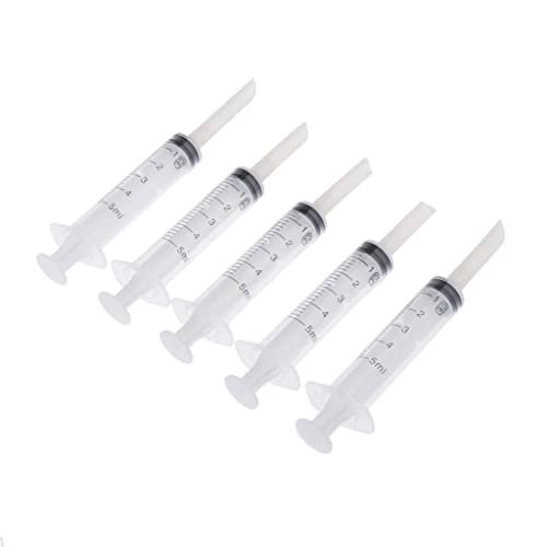 rockible 5er Pack Spritze für die Pflege von Jungen Vögeln, 5ml von rockible