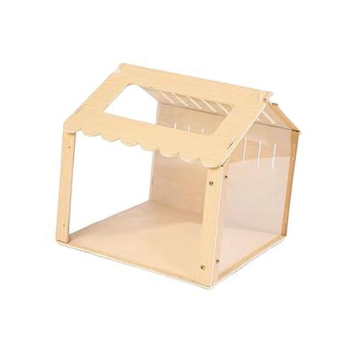 rockible Hamsterkäfig Spielplatz, Nistplatz Aus Holz für Rutin Hühner, Chinchillas, Igel, 40x29x32CM von rockible