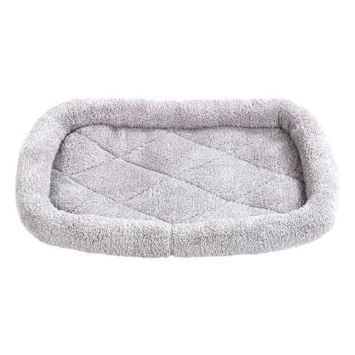 rockible Hunde-/Katzenmatte, Schlafunterlage, Schlafmatte, Kissen, Unterlage für Bett, Sofa, Haustierträger, Nest, grau von rockible