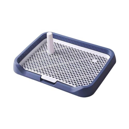 rockible Hundetöpfchen Toiletten Trainingstablett, Hundetoilette, Abnehmbar, 46 X 35 X 5 cm, Haustier PIPI Toilette, Welpen PIPI Pad Halter, Töpfchentrainer, Blau von rockible