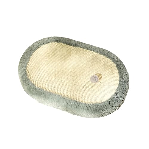 rockible Katzenkratzbett, Lounge, Schlafen, robuster Möbelschutz, tragbares Nest, 61 x 40,6 cm, Sisalsofa, Katzenkratzpad, Katzenkratzbrett, Hellgrün von rockible