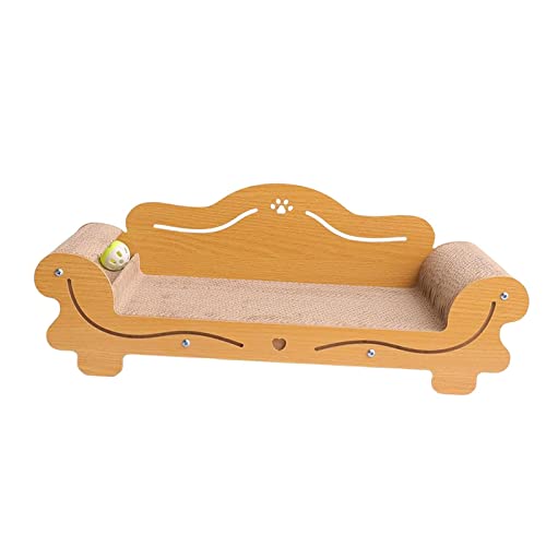 rockible Katzenkratzmöbel Sofa Polsterung Kratzbrett Spielzeug Kissen Schleifklauen Bett Haustierbedarf, L 55 cm x 25 cm von rockible