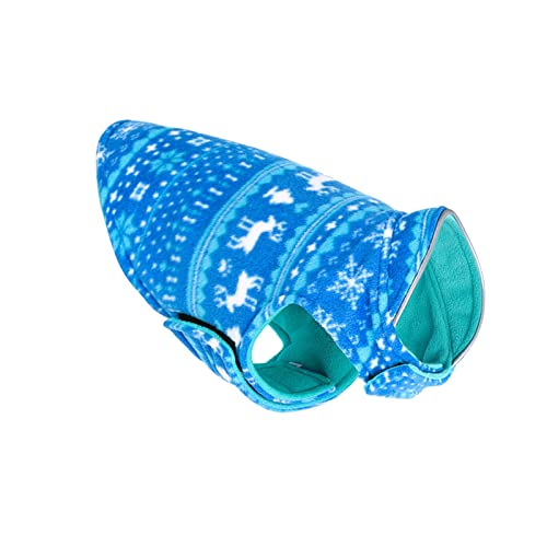 rockible Wärmende Hundeweste für kleine und mittelgroße Hunde, praktisch und stilvoll, Blau XL von rockible