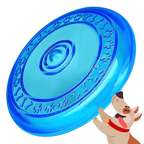 rootsnoot Frisbee FÜR Hunde | weich und super stabil | schwimmfähig | besonders Zahn - schonend | SCHADSTOFF FREI (Neon - Blau) von rootsnoot