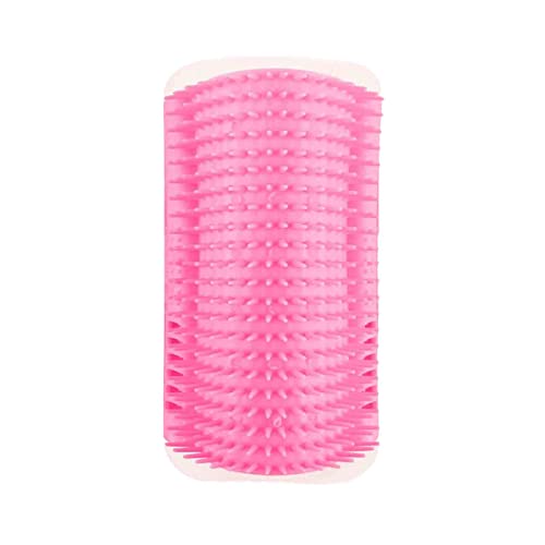 rrrrr Corner Pet Brush Comb Play Cat Toy Plastic Scratch Bristles Arch Massager Self Grooming Cat Scratcher von rrrrr