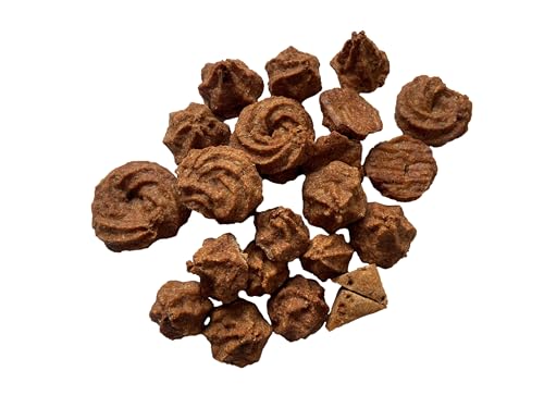 Keksdose Hundekekse 125g Pansen-Kekse selbstgebacken - Hunde Leckerlie Snacks Trainings Happen Hundebäckerei Ergänzungsfuttermittel Kekse Törtchen Hundeleckerlie - aus natürlichen Zutaten von rs-products