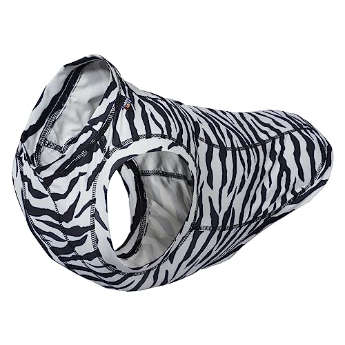 Rukka Pets Zebra Shirt Sweatshirt für Hunde Schwarz und Weiß L von Rukka