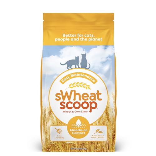 sWheat Scoop Katzenstreu aus Weizenkorn-Mischung, klumpend, 11,3 kg von sWheat Scoop