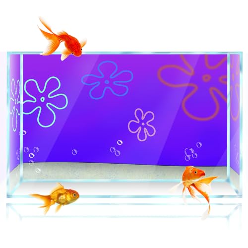 sb little Cartoon Unterwasser BOB Aquarium Hintergrund Aufkleber 41 x 61 cm x 24 (41 x 61 cm), Aquarium Hintergrund Dekorationen HD Druck einfache Tapete PVC Poster (A) von sb little