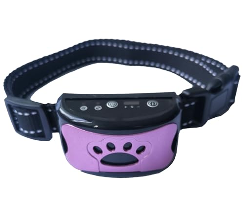 Emmalove Halsband Hundehalskette, Upgraded Halsband Automatisierung Sichere Hundehalsband, für Alle Größen von Großen und Kleinen Hunden (Violett) von schlafhimmel