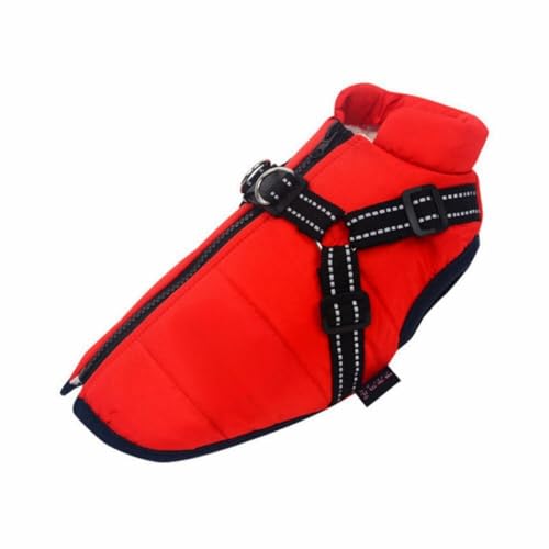 Emmalove Wasserdichter Hundemantel Extreme (Rot, 2XL) von schlafhimmel