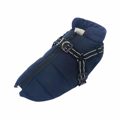 Schlauwiewau Hundejacke, Wasserdichter Hundemantel Schlauwiewau (Blau, M) von schlafhimmel