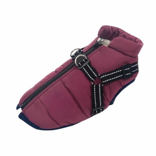 Schlauwiewau Hundejacke, Wasserdichter Hundemantel Schlauwiewau (Violett, XS) von schlafhimmel