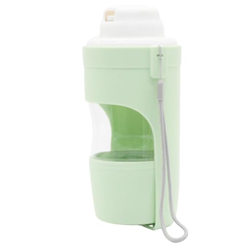 scyca Reise-Hundewasserflasche, tragbare Wasserflasche für Hunde - Auslaufsichere Hundewasserflasche mit Futterbehälter, Trinkspender - Hunde-Wassernapfspender, Hunde-Reise-Wasserspender mit von scyca