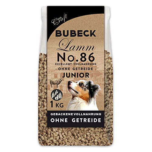 BUBECK | getreidefreies Hundefutter | Lammffleisch 1 Kg | Alleinfuttermittel für Welpen aller Rassen bis 12 Monate | artgerecht und besonders gut verträglich von seit 1893 Bubeck