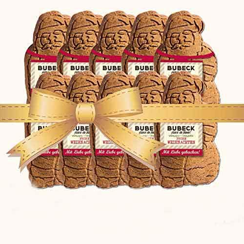 Hundekekse Weihnachtsmann | 10 x XXL Weihnachtsmann | gebacken von Bubeck von seit 1893 Bubeck