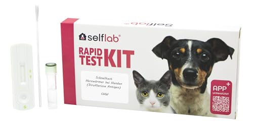 selflab Schnelltest Herzwürmer bei Hunden (Dirofilariose Antigen) von selflab