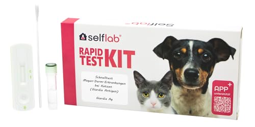 selflab Schnelltest Magen-Darm-Erkrankung bei Hunden (Giardien Antigen) von selflab