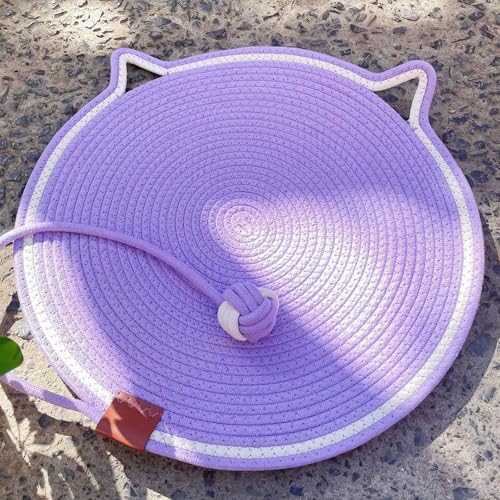 Celery Pets Dual Scratching Pad, Cuddlesmeow Dual Scratching Pad, Cat Scratch Pad, Cat Scratching Mat, Cat Toys Scratching, Diameter 1.64 ft (01,1.64 ft) von senmew