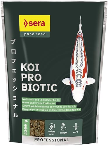 Koi Professional Probiotic 2.200 g | Wachstums- und Immunfutter für Koi zur ganzjährigen Fütterung | Profi- Koifutter von sera