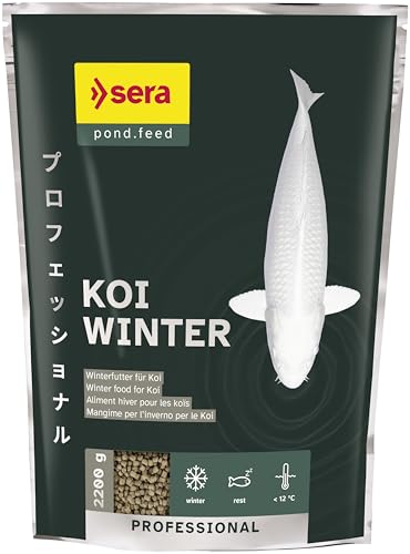 Koi Professional Winter 2.200 g | Spezial- Futter für Koi bei Temperaturen unter 12 °C | Profi- Koifutter von sera