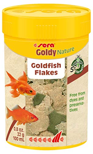 Sera 32247 Goldy Natural Flake Food, 0,8 oz x 100 ml von sera