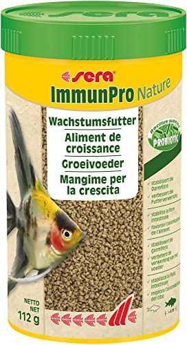 sera ImmunPro Nature 250 ml | Probiotisches Wachstumsfutter für Zierfische ab 4 cm | Förderung von schnellem Wachstum & brillanter Farbausprägung | Ideal für Zucht & strahlende Fischgesundheit von sera