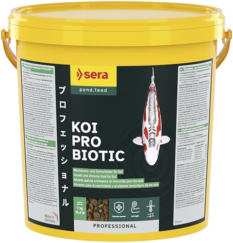 sera Koi All Seasons Probiotic 7 kg | Mit Bacillus subtilis für gesunde & Starke Koi | Reduzierte Wasserbelastung | Ganzjährige Fütterung | Naturnahe Inhaltsstoffe | Innovation in Koi-Fütterung von sera