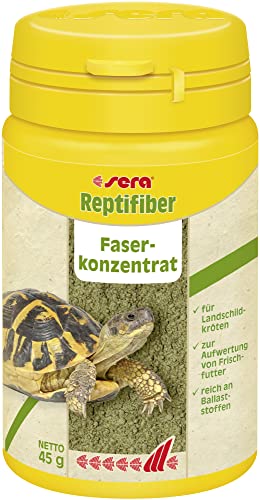 sera Reptifiber 100 ml (45 g) - Das leckere Faserkonzentrat für das Extra an Ballaststoffen, Landschildkröten Futter von sera