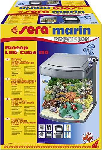 sera marin Biotop LED Cube 130 - 130 l Meerwasser-Komplettaquarium mit LED Beleuchtung und Filtration sera marin Biotop LED Cube 130 - 130 l Meerwasser-Komplettaquarium mit LED Beleuchtung und Filtration von sera