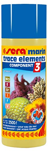 sera marin COMPONENT 3 trace elements Anionics 250 ml - Liefert wichtige Spurenelemente für den täglichen Bedarf, Wasseraufbereiter Meerwasser von sera