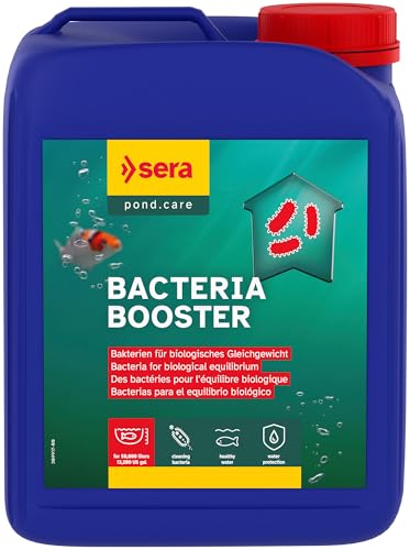 sera Pond Bio nitrivec 5000 ml | Flüssigbiofiltermedium der Extraklasse | Kristallklares Wasser mit Reinigungsbakterien | Vulkangestein mit essentiellen Mineralien | Fischbesatz in 24 Stunden von sera