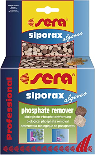 sera siporax algovec Professional 500 ml (210 g) - Biologisches Filtermedium zur Phosphatentfernung, Phosphat Entferner bzw. Phosphatbinder im Teich von sera