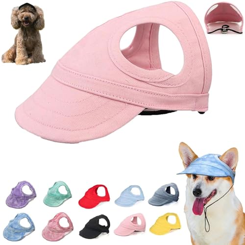 Outdoor Sun Protection Hood for Dogs, Summer Sun Hat for Dogs Cats, Dog Outdoor Sun Protection Hat,Hat Sun Sun Protection Visors for Dogs,Dog Sun Visor Pet Outdoor Cap,Dog Canvas Sun Hat (L,G) von seuloo