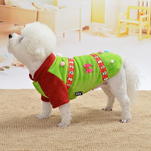 Flanell, Bunt, Weihnachtlicher Schneemann-Stil, Zwei Fuß Lang, Warme Winter-Haustierkleidung für Hunde und Katzen, Weihnachtspullover, Haustierkleidung für Kleine Hunde und von shenruifa