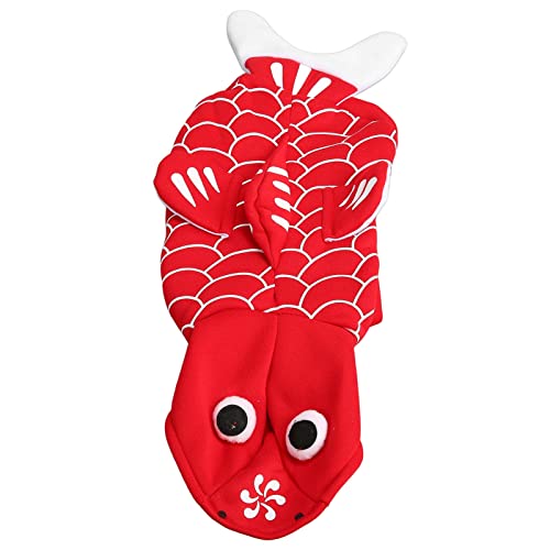 Hunde-Fisch-Kostüm, Interessante Halloween-Hundebekleidung Hunde, Katzen, Cosplay, Goldfisch (L) von shenruifa