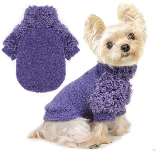 Hundeweste, Pulloverjacke für kleine Hunde, Chihuahua, Dackel, Yorkie, kaltes Wetter, Mantel für XXS, XS, S, M, Hunde, Jungen, Mädchen von shifenmei