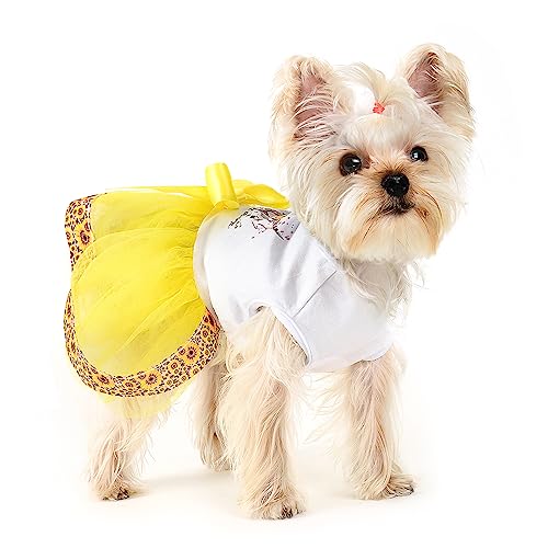 Hundekleid für kleine Hunde, Mädchen, Netzstoff, Welpenkleid, Sommerkleidung, Yorkie, Chihuahua, Teetasse, Kleidung, Haustier, Katze, Prinzessinnenkleid, Hundegeburtstagsoutfit von shifenmei