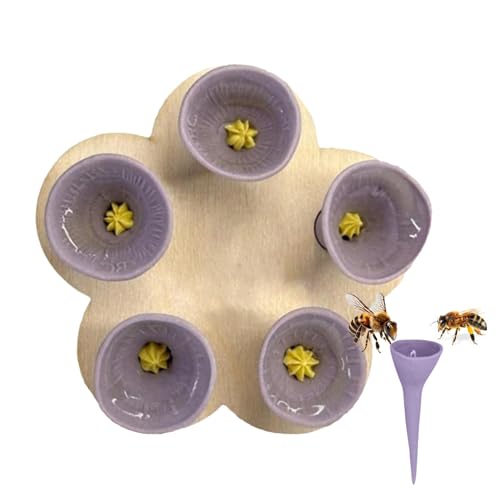 Bienen Insekten Trinkbecher | Bienenbecher Für Den Garten | Bienenbecher Wasser Für Bienengarten | Durstige Bestäuber Brauchen Etwas Zu Trinken | Biene Trinkbecher Set In Lebendigen Farben von shizuku