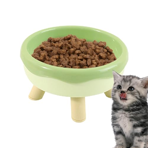 Kippbarer Futternapf für Katzen – Donut-Design, schräge Katzenfutter- oder Wassernäpfe, Katzennapf mit Rückflussverhinderung, rutschfester Katzennapf für große, mittelgroße und kleine Hunde und von shizuku