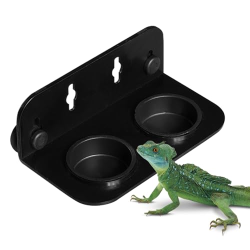 Gecko Feeding Dish, Suction Cup Water Bowl, Lightweight Reptile Feeder, Non Tip Design, Easy Clean Exterior, Great for Bearded Dragons, Snakes, Frogs, Hermit Crabs Gecko Feeding Dish, Suction Cup Water Bowl, Lightweight Reptile Feeder, Non Tip Design, Easy Clean Exterior, Great for Bearded Dragons, Snakes, Frogs, Hermit Crabs von shjxi