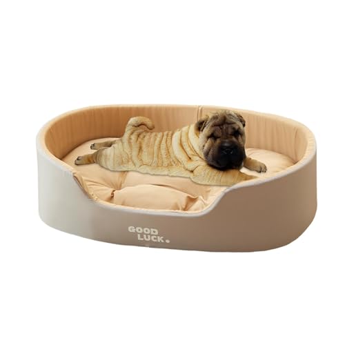 shjxi Dog Bed with Sides, Comfortable Pet Sofa for Dogs and Cats | Detachable Warm Nest Washable Cat Sleeping Pad, Double Sided Pet Cushion Bed for All Seasons, Ideal for Cozy Napping and Relaxation von shjxi