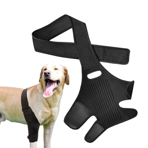 Haustier-Beinstützbandage, Unterstützung Hunde-Beinbandage, postoperative Genesungshilfe mit Passform Klebeband, täglicher Schutz während der Spielzeit und Spaziergänge für kleine, ältere und von shjxi