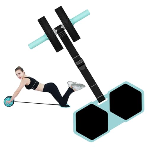 shjxi Rebound Ab Roller, Ab-Trainingsgeräte, automatisches Ab-Rad, Home-Fitness-Rad-Kerntrainingsgerät | Vielseitiges Bauchmuskeltrainingsgerät für EIN umfassendes Rumpftraining von shjxi